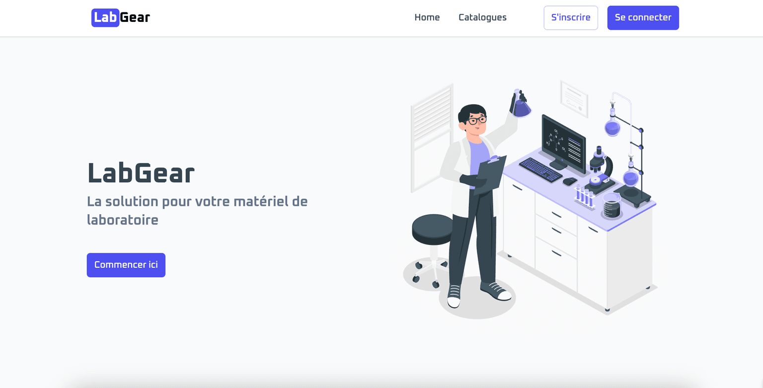 Capture d'écran du projet